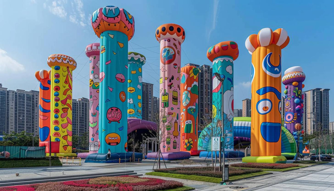 Comment les structures gonflables géantes transforment la publicité visuelle